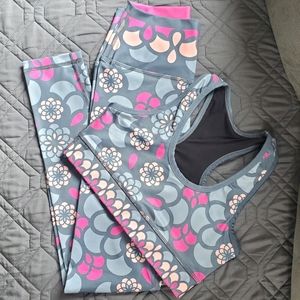 NWOT Hadley Pollet SLATE ZINNIA OASIS LEGGINGS in S